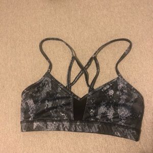 Alo Goddess Bra -Black Python